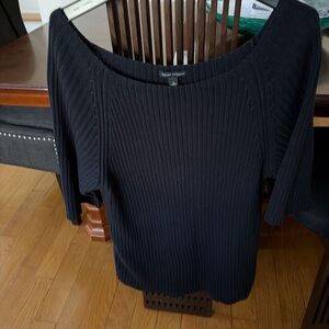 Banana Republic Off-the-Shoulder Black Sweater